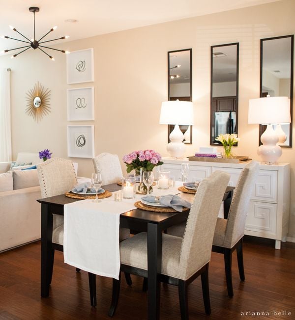 Cozy Small Dining Room Ideas in Living room