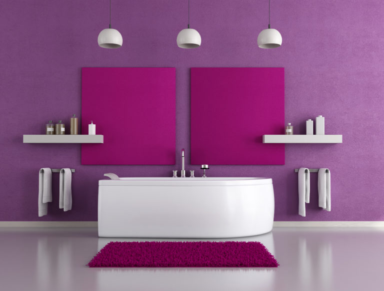 20 Beautiful Purple Bathroom Ideas