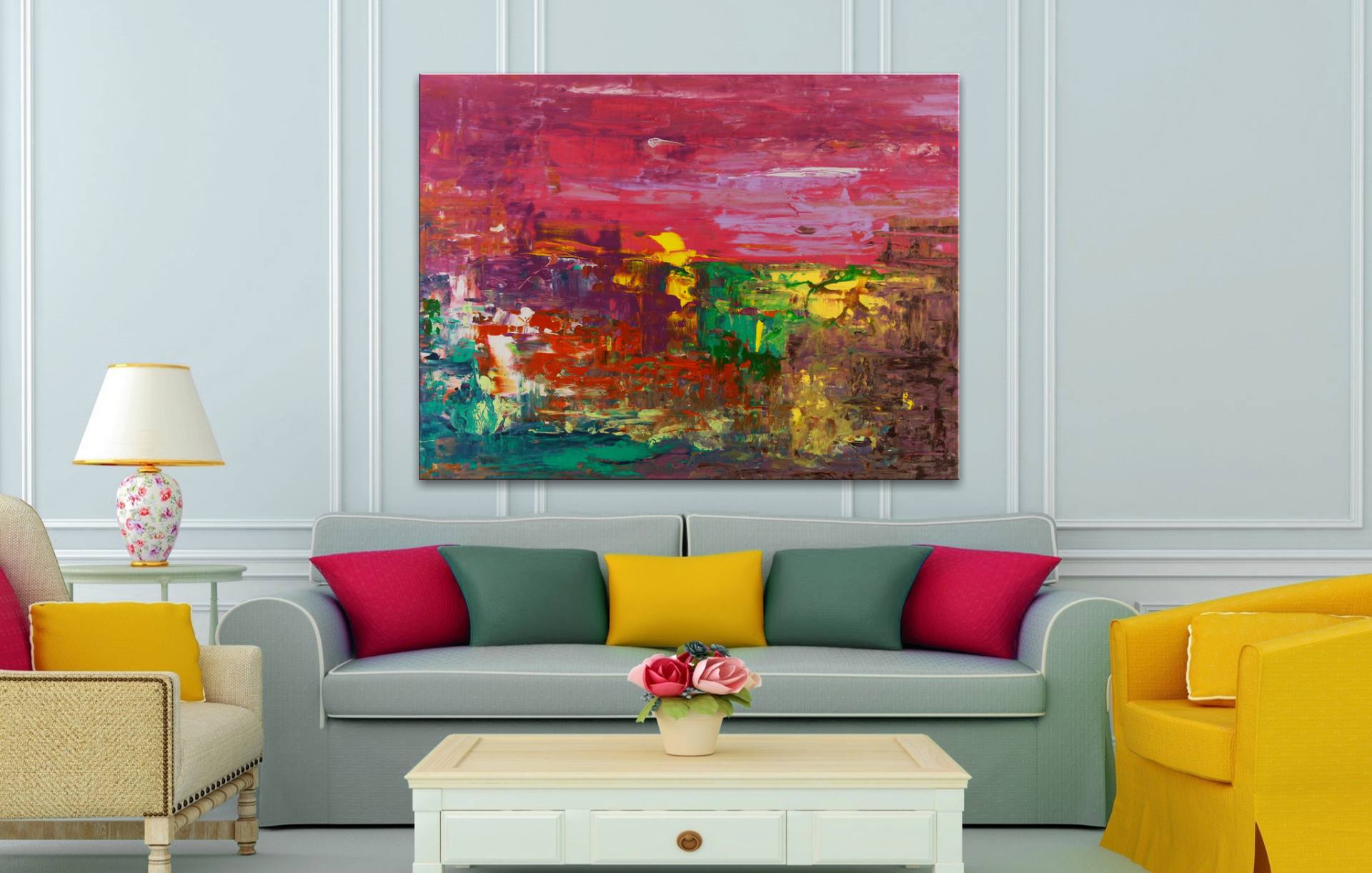 20 Beautiful Rooms Utilizing Saatchi Art