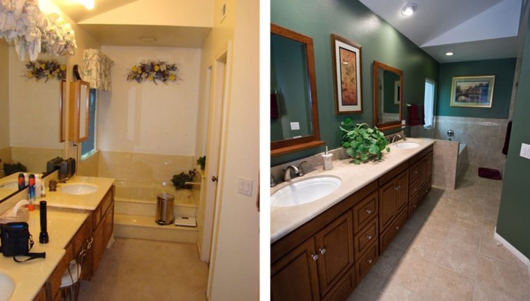 20 Before and After Bathroom Remodels That Are Stunning