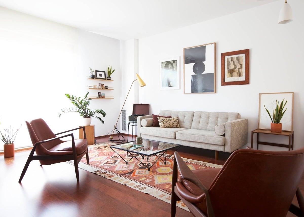 20 Beautiful Examples of a Mid Century Modern Living Room